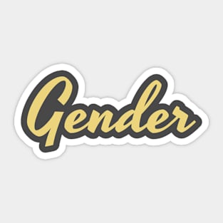 Gender Guitars Sticker